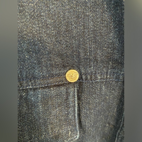 Vintage Versace Denim Shirt Jacket - Picture 5 of 9